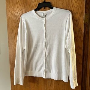 NWT White J.Crew Cardigan (sz 3x)